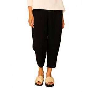 NEW BEAU JOURS grecia straight leg pant in black